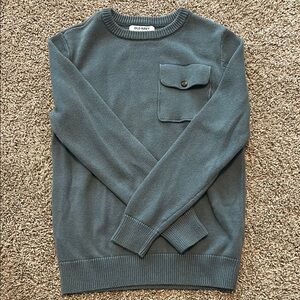 Old Navy Blue Crewneck Sweater Soft Cotton Blend